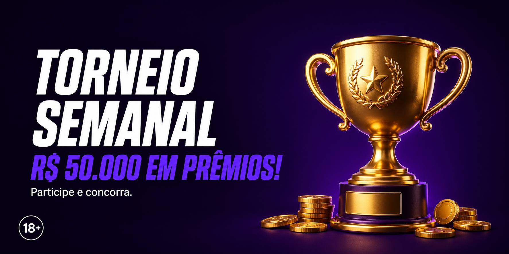 Torneio Semanal de Slots – R$ 50.000 em Prêmios